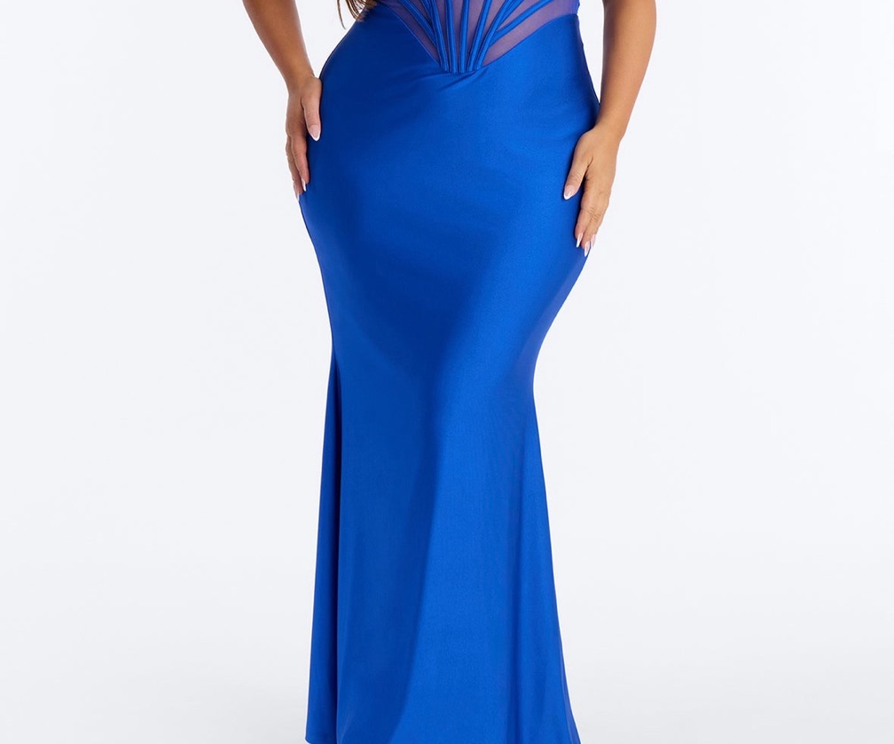 Dane The Night Away Corset Gown - Royal