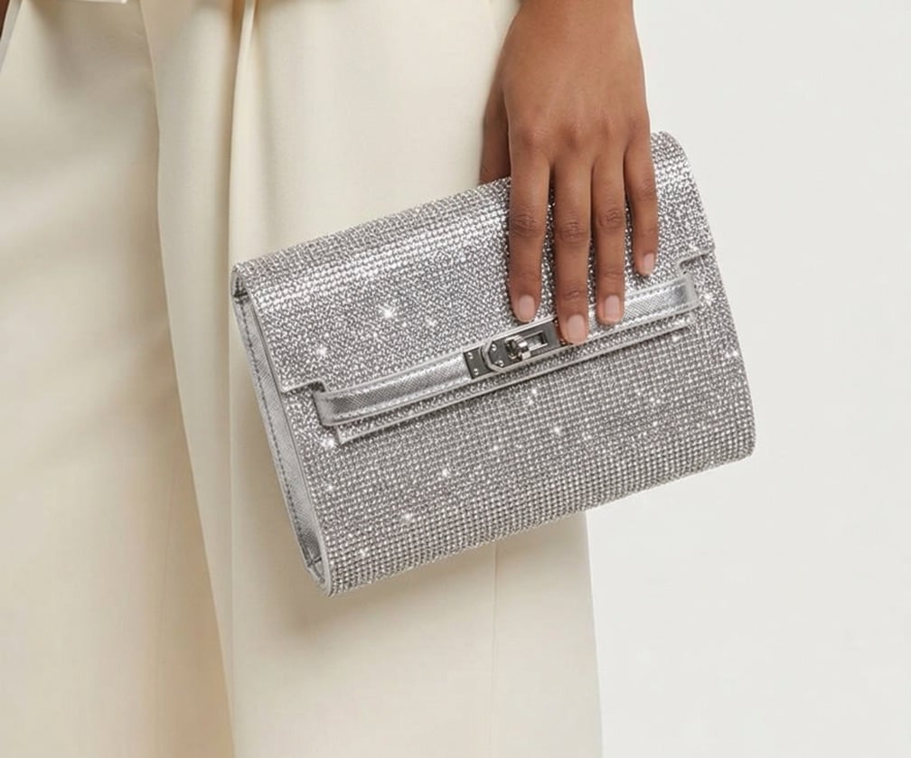 Ignore The Romance Crossbody Bag - Silver