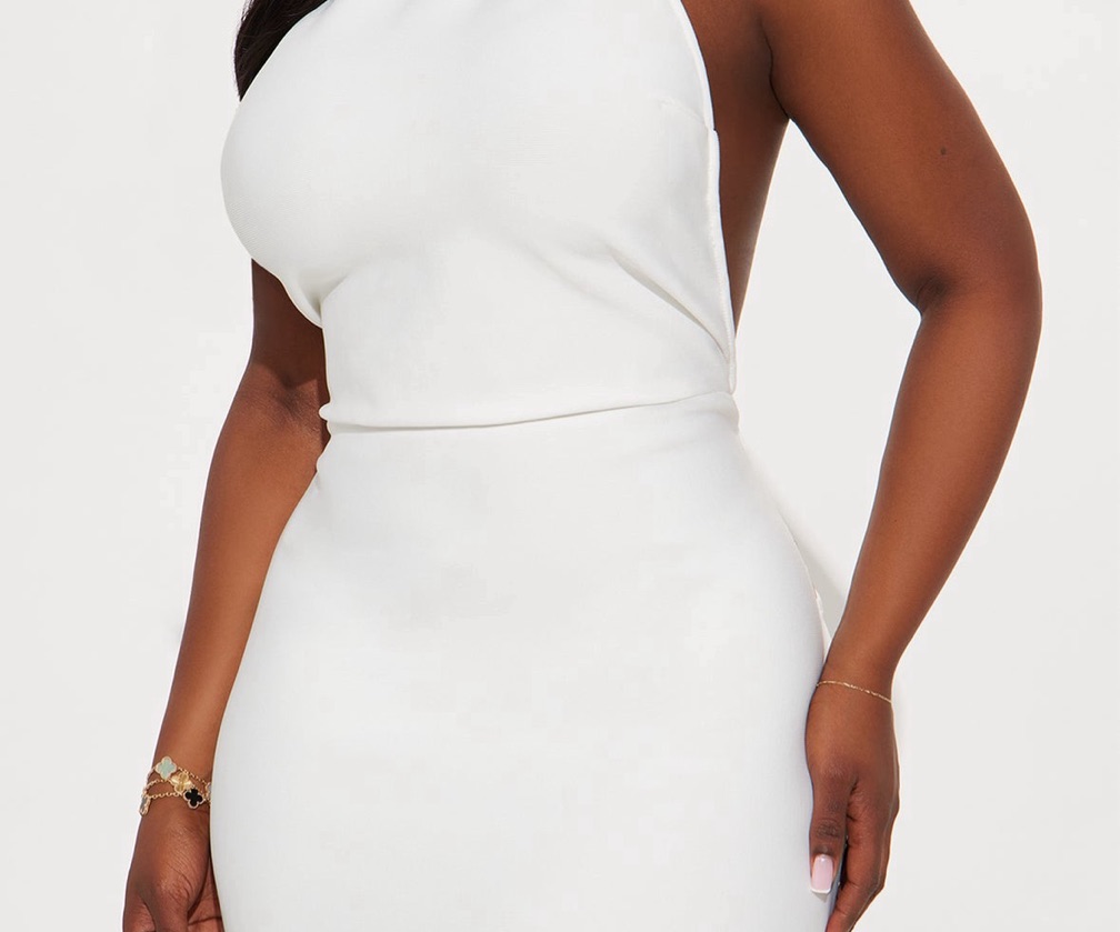 Fit Like A Glove Bandage Maxi Dress -White