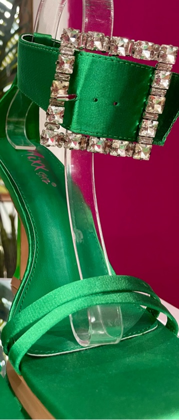 Lost your chance Heeled Sandals - Green