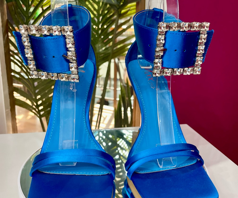 Lost your chance Heeled Sandals - Blue