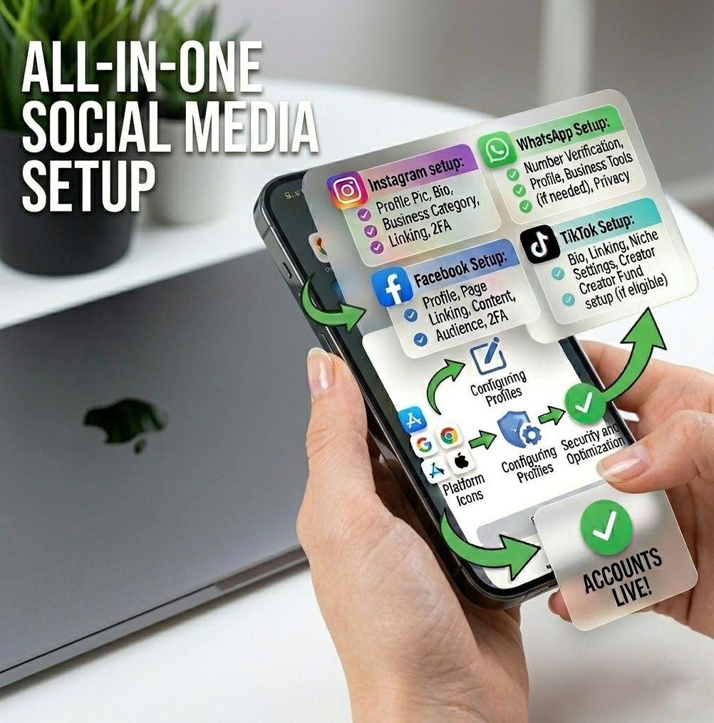 Social Media Account Setup/Retrieval
