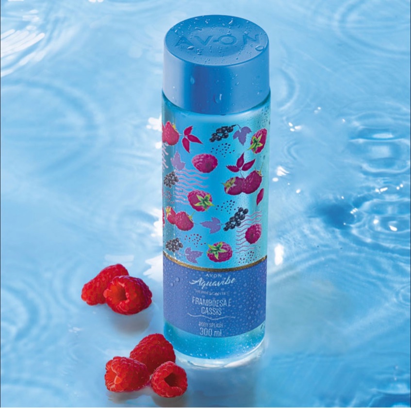 Aquavibe Framboesa e Cassis Body Splash - 300ml