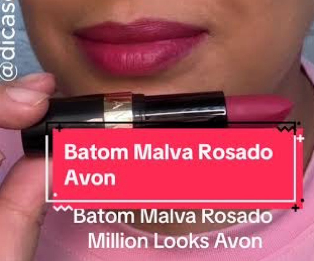 Batom Avon Ultramatte Million Looks Cor Malva Rosado - 3,6g