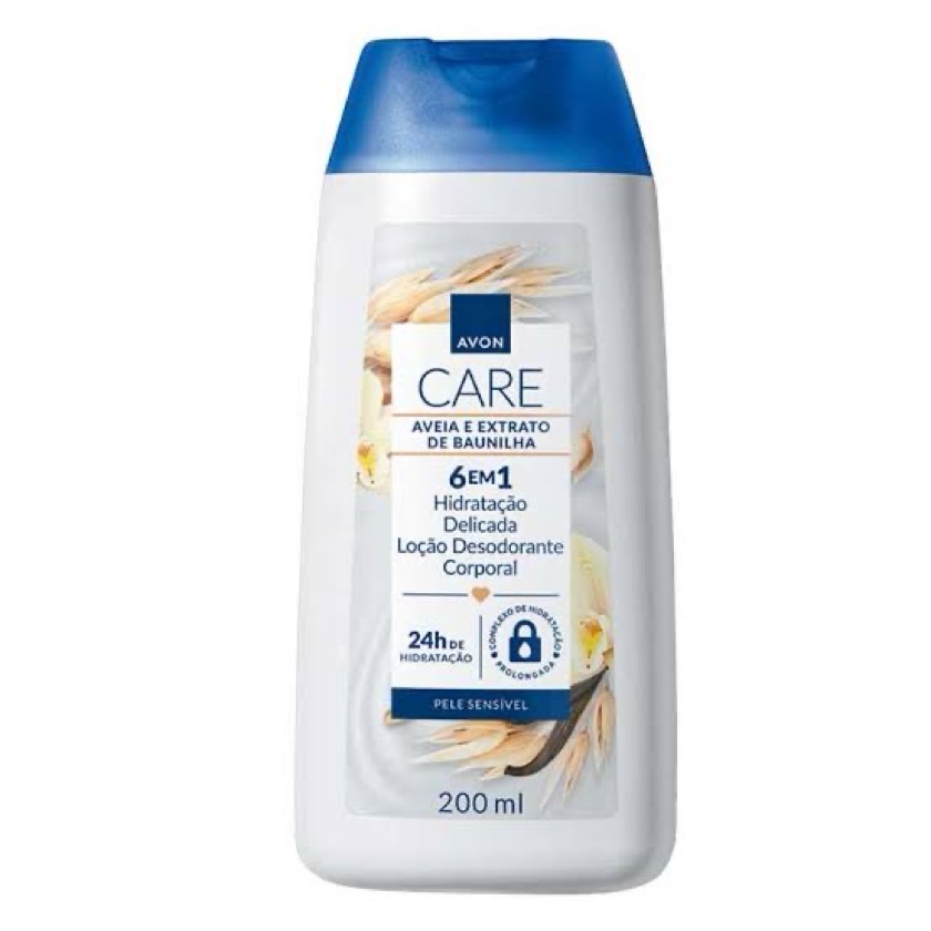 Avon Care Loção Desodorante Corporal Aveia e Extrato de Baunilha - 200ml