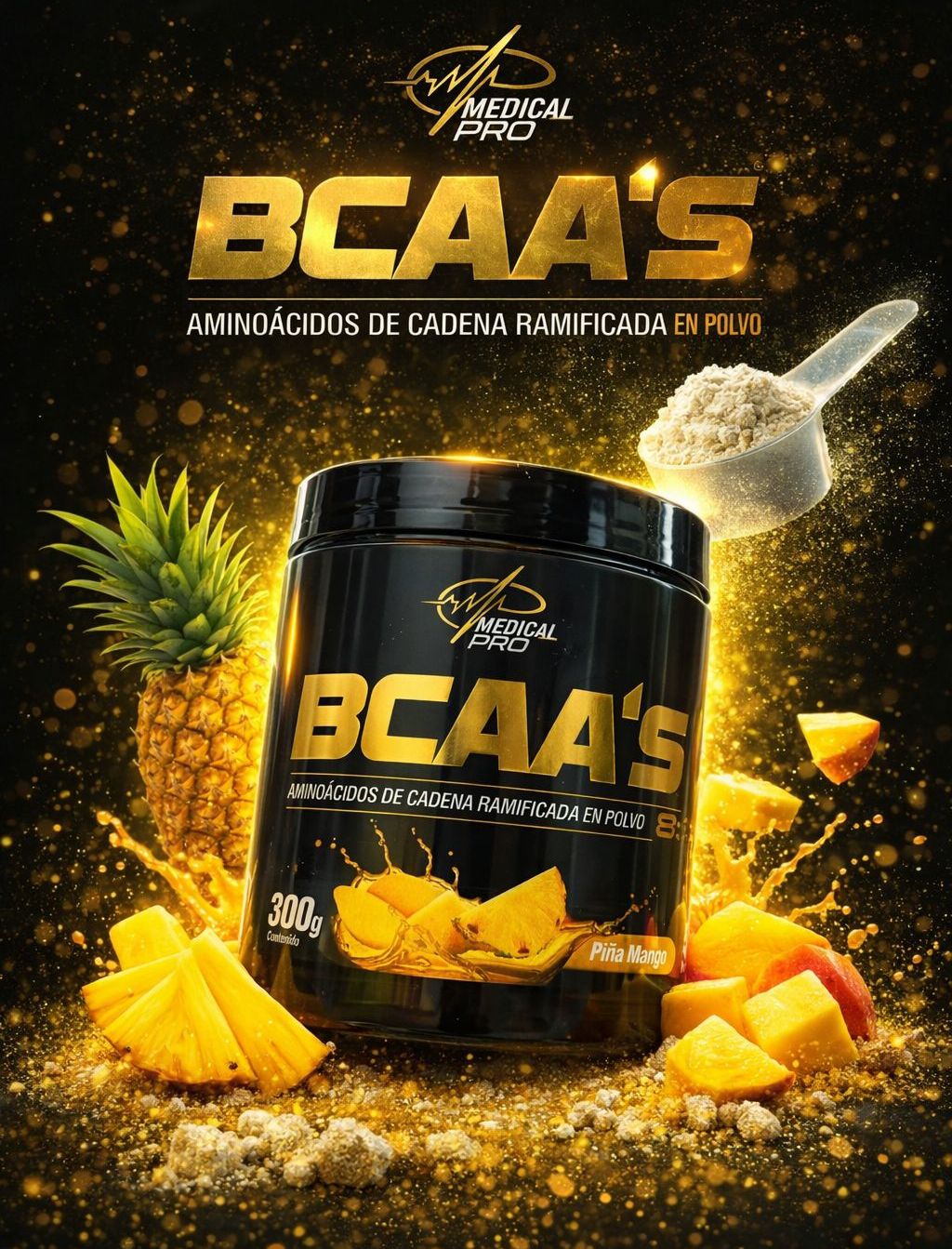 BCAA'S PIÑA MANGO 🥭🍍