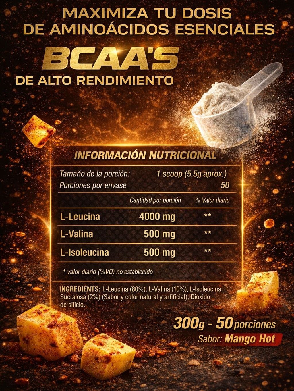 BCAA'S MANGO HOT🥭🔥