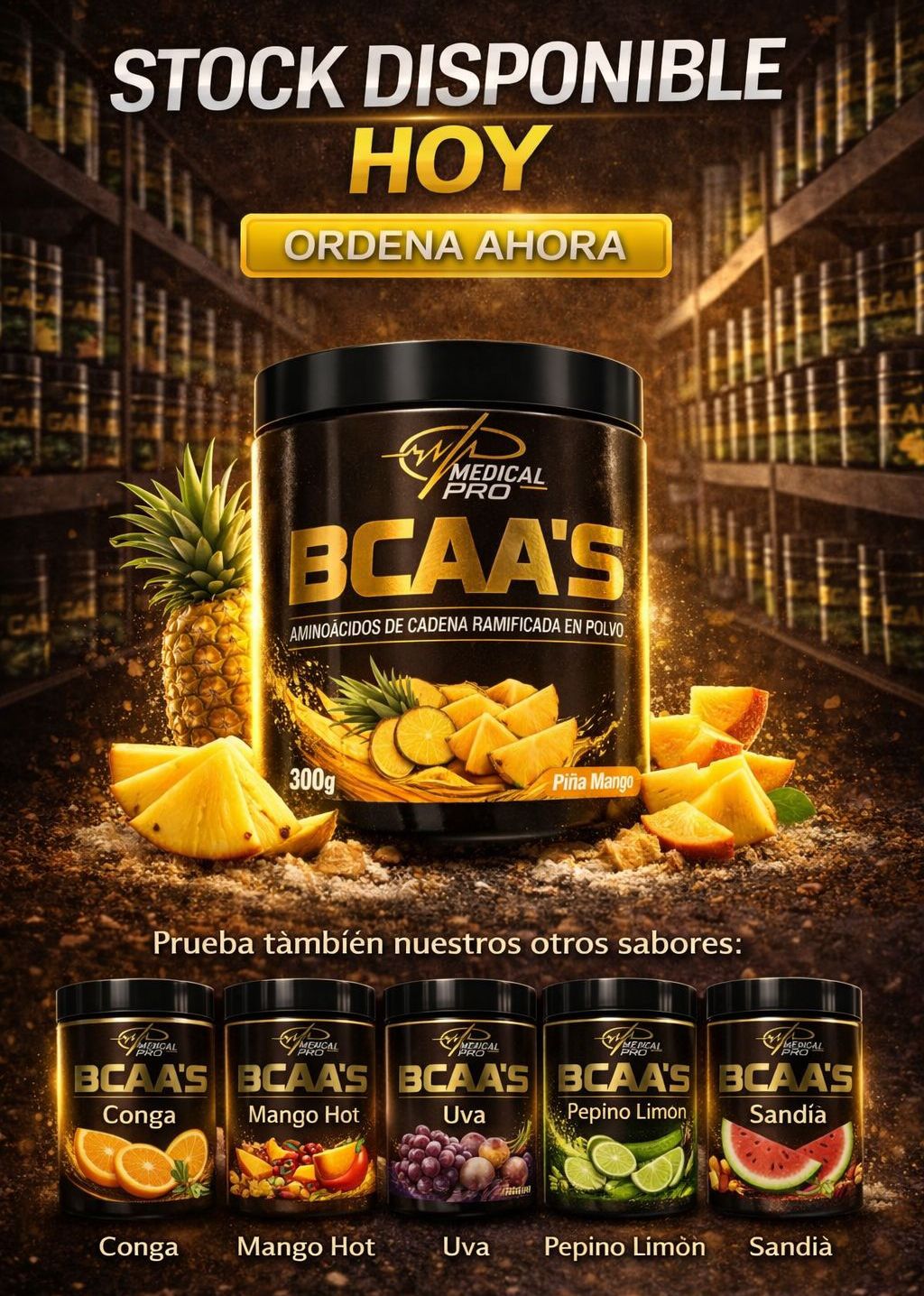 BCAA'S PIÑA MANGO 🥭🍍