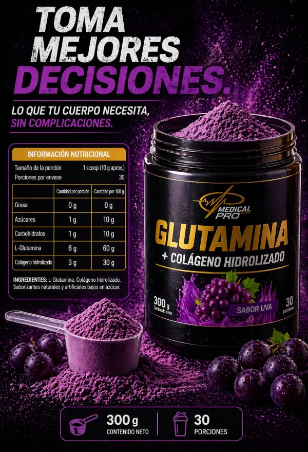 GLUTAMINA UVA🍇