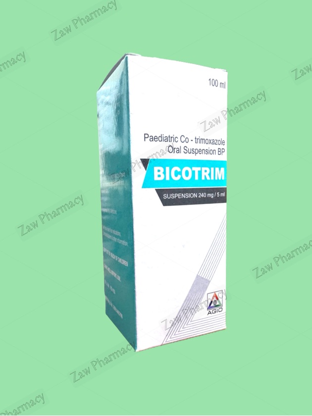 Bicotrim syrup (100ml) (exp 7/27)