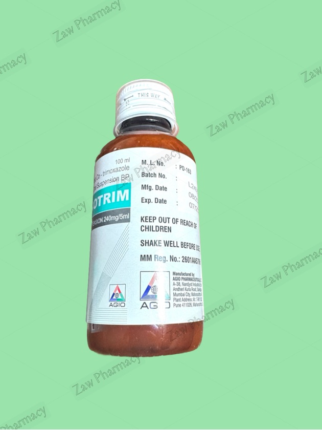 Bicotrim syrup (100ml) (exp 7/27)