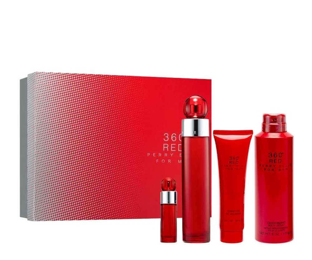 360 Red Estuche 4pzs EDT