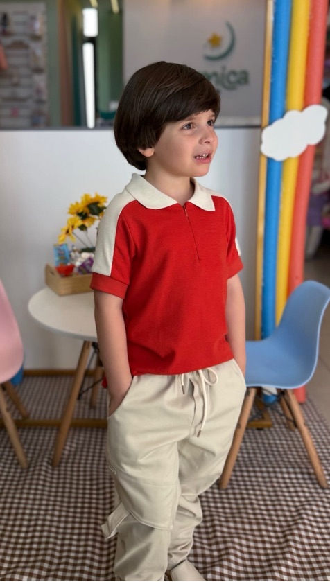 Gola polo Mônaco • telha