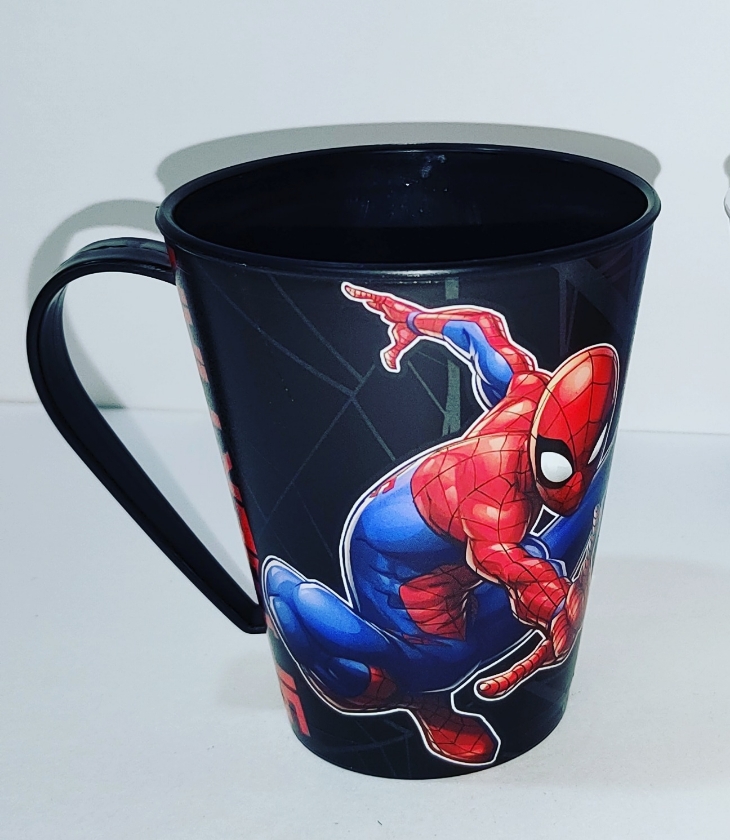 Copo plástico plasútil Marvel homem-aranha