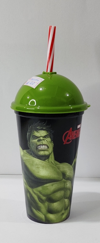 Copo shake 500 ml plasútil Hulk