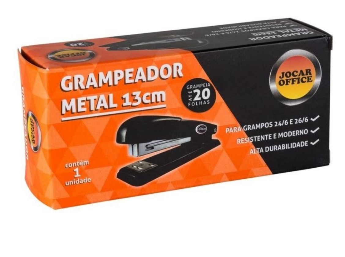 Grampeador metal 13cm Jocar office
