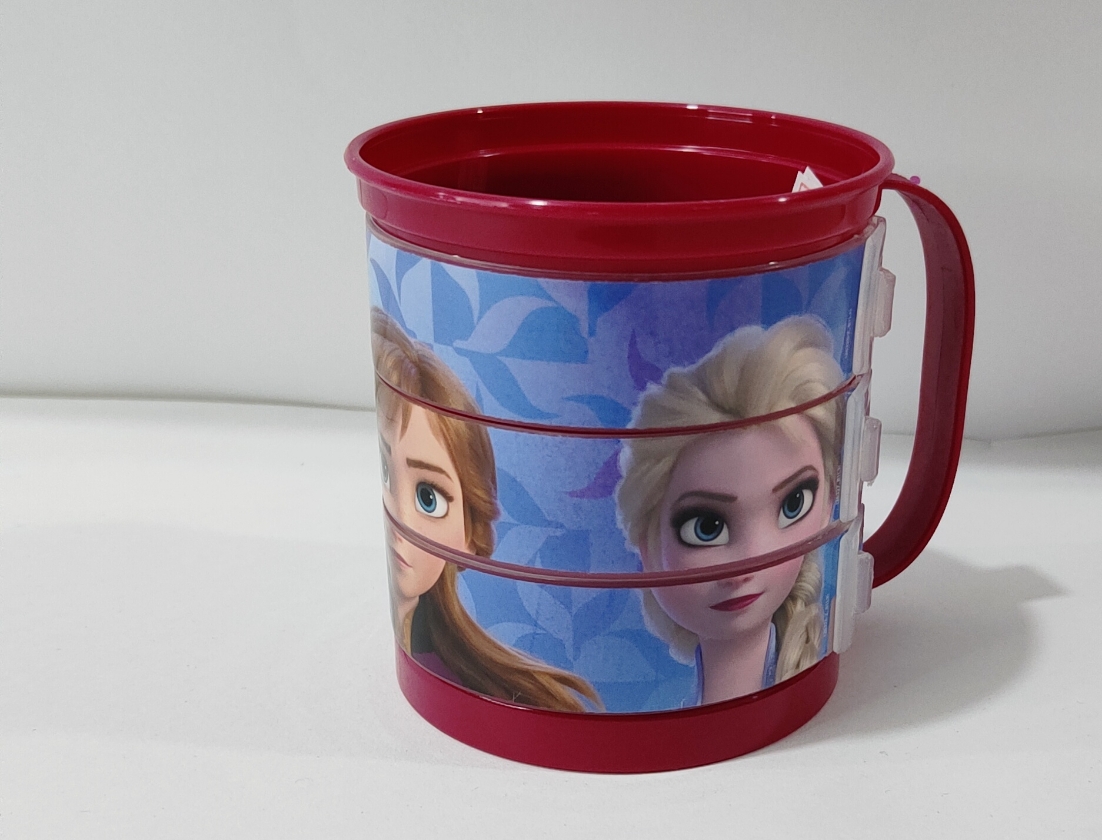 Caneca divertida Frozen plasútil 360 ml