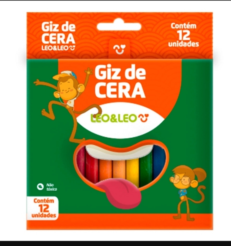 Giz de cera Léo&Léo