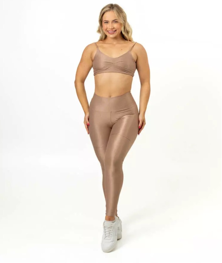 Conjunto Legging + Top Cappuccino