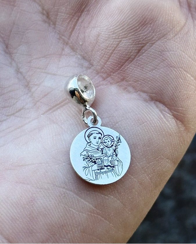 Charm San Antonio de Padua plata de ley