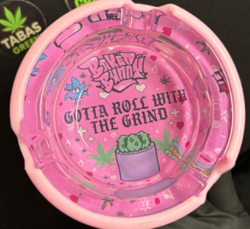 CINZEIRO DE VIDRO BAKEDBUNNY REDONDO