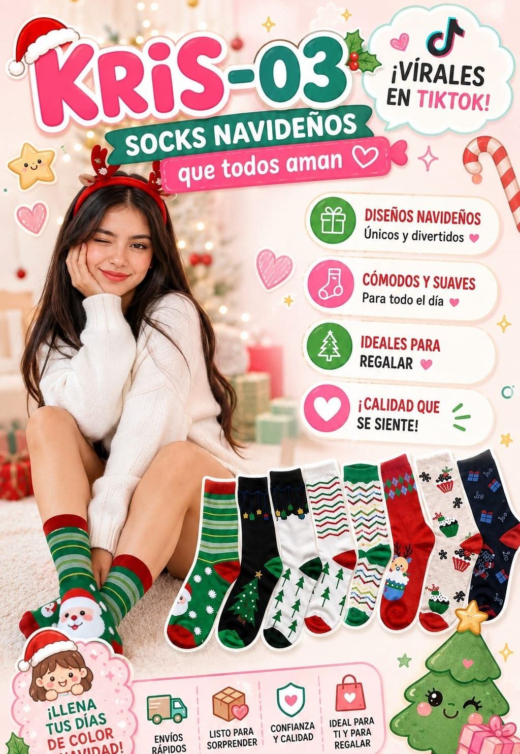 Calcetines navideños