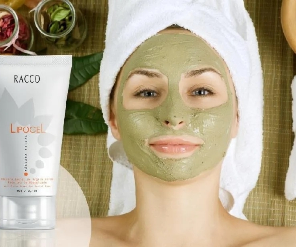 Máscara de argila verde lipogel