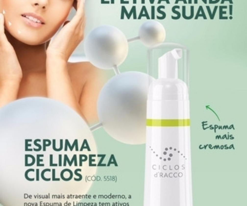 Espuma de limpeza ciclos