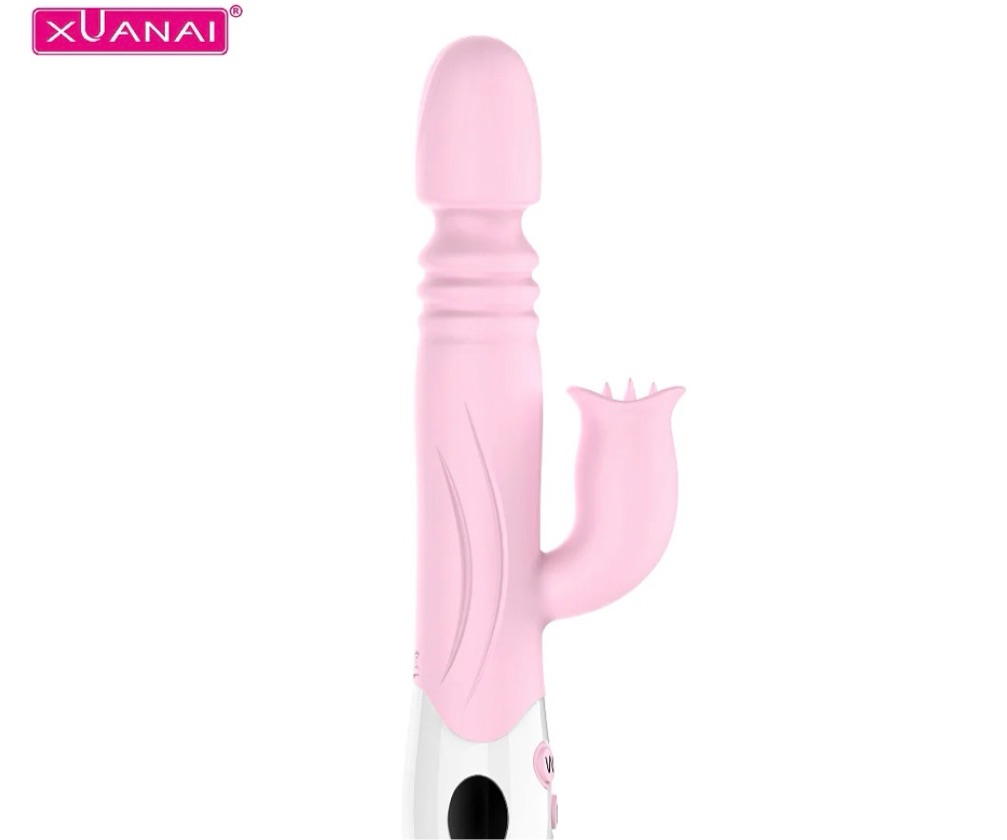 Movimiento - vibrador va y viene con estimulador de clítoris