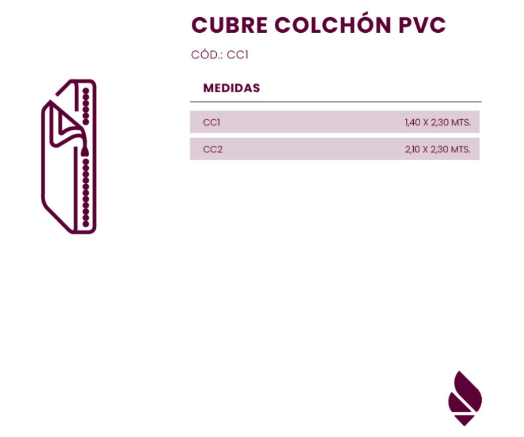 Cubre Colchón PVC