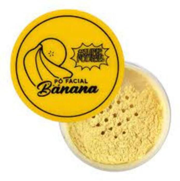 Pó Banana Matificante Facial Translucido 15g Pré Maquiagem - Todos Tons de Pele