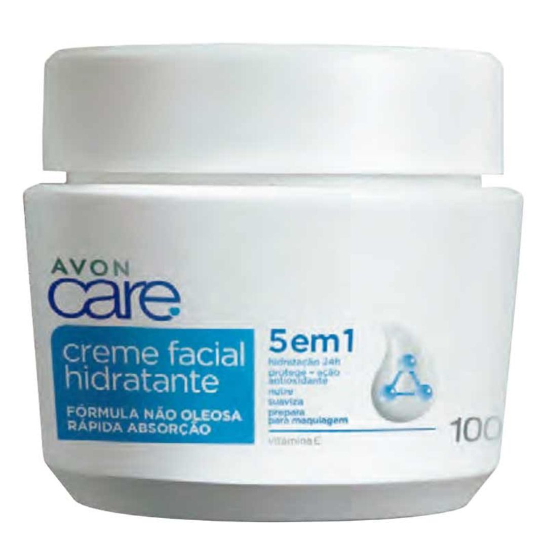 Avon Care Creme Facial Hidratante 5 em 1 - 100g
