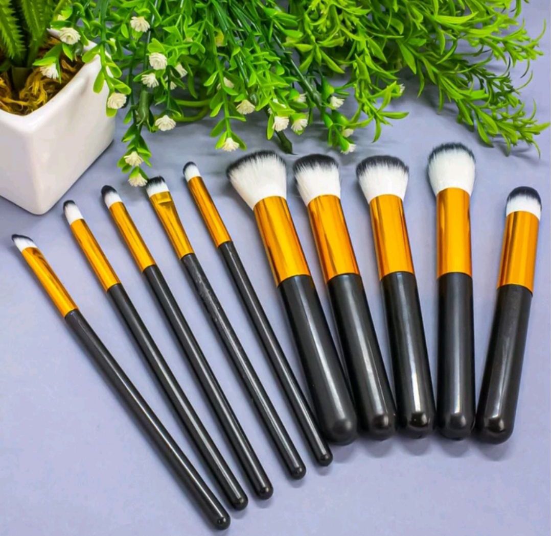 Kit Pincel Kabuki Precisão com 10 Peças