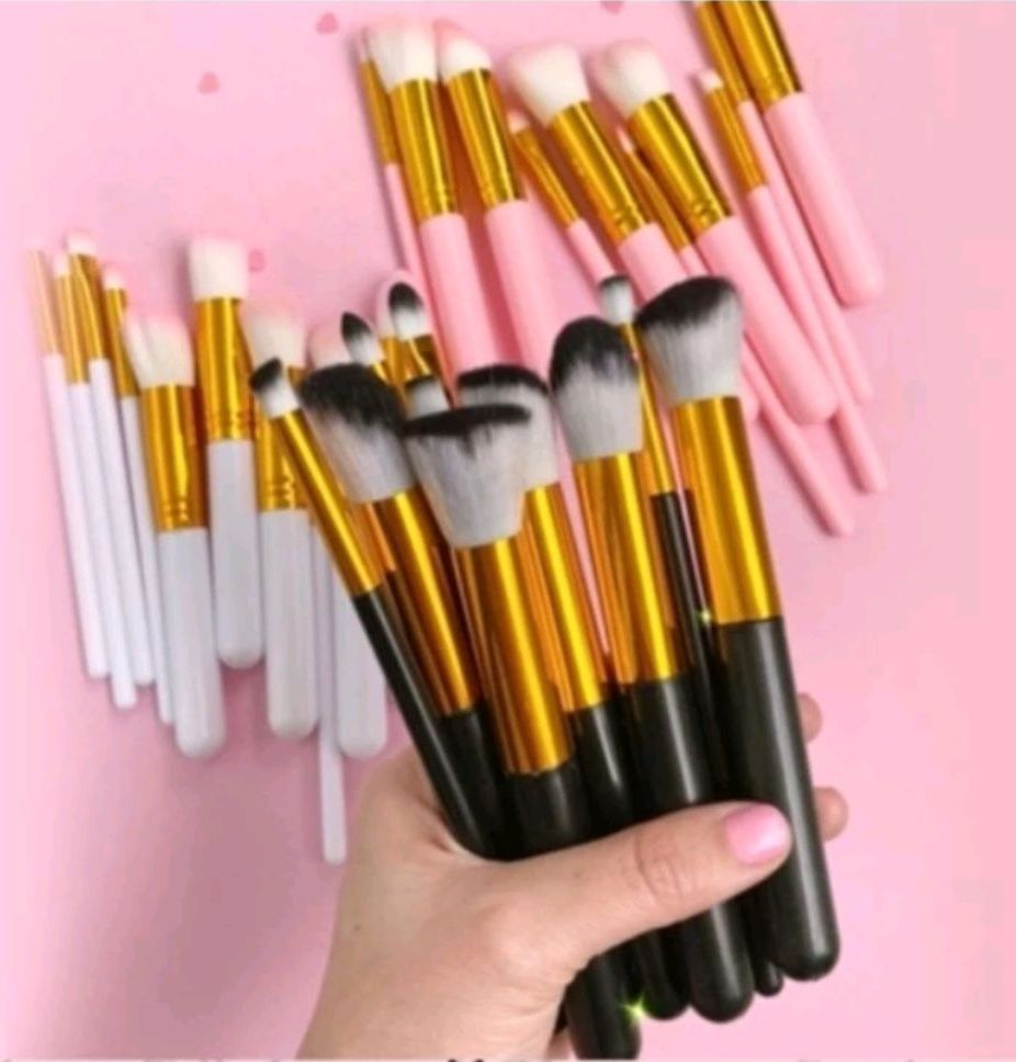 Kit Pincel Kabuki Precisão com 10 Peças