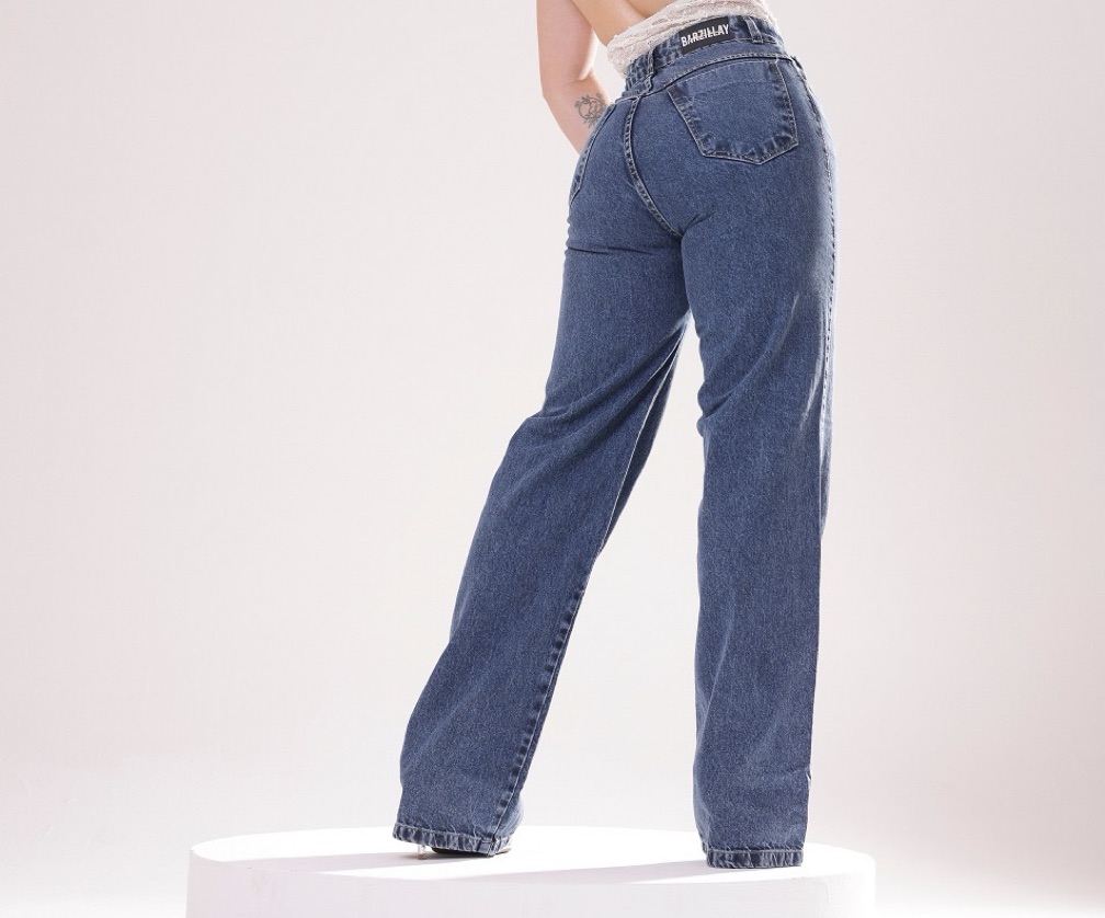 Wide leg Premium Destrói Marmorizado
