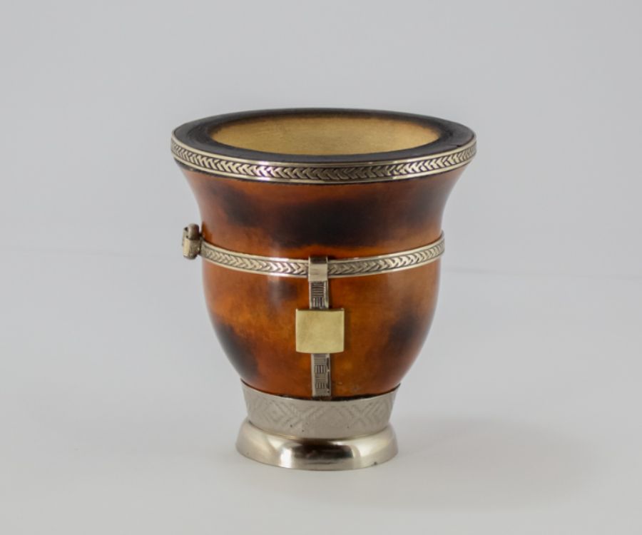 MATE RANCHERO PORONGO PREMIUM (S/VIROLA Y DIJE ALPACA, BASE INOX)