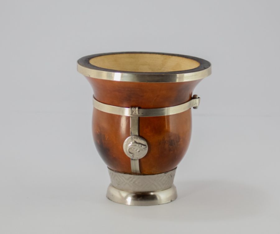 MATE RANCHERO PORONGO PREMIUM (S/VIROLA Y DIJE ALPACA, BASE INOX)