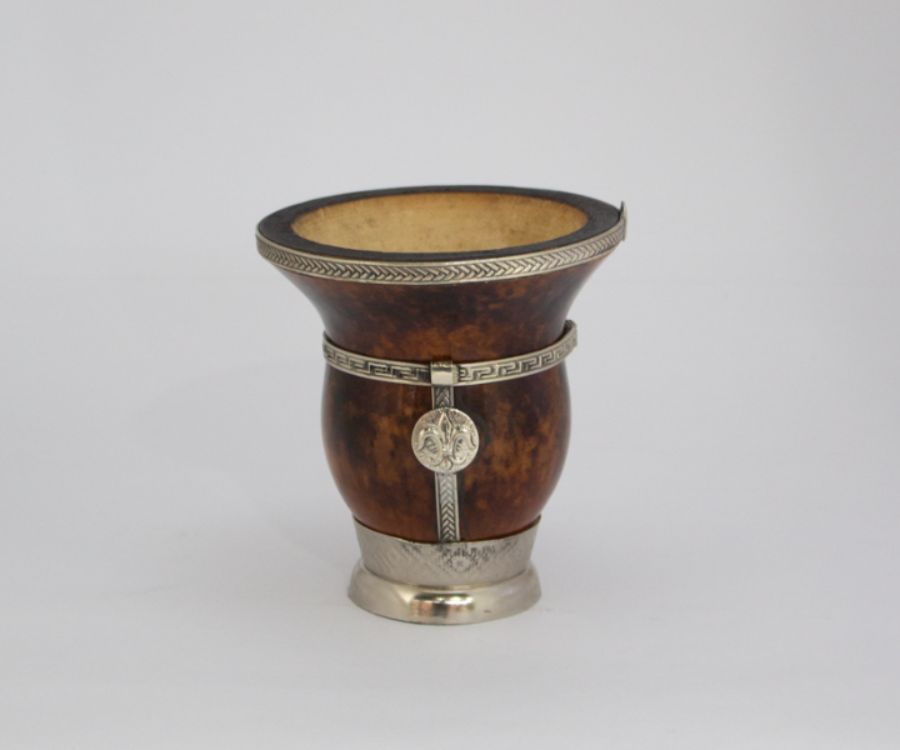 MATE RANCHERO PORONGO PREMIUM (S/VIROLA Y DIJE ALPACA, BASE INOX)