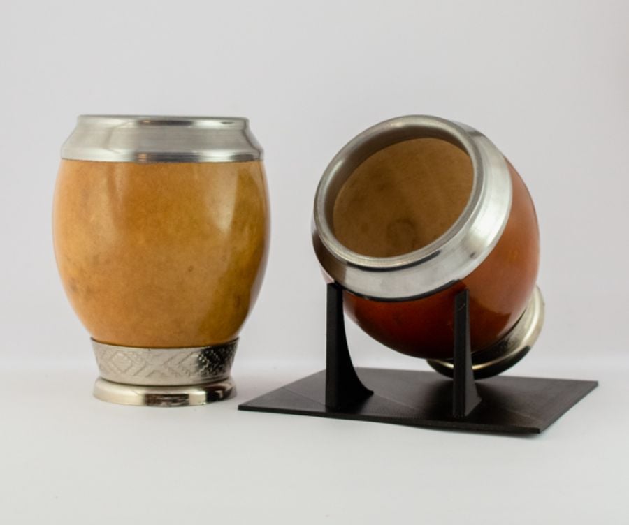 MATE COQUITO PORONGO C/ BASE Y V/ DE ACERO