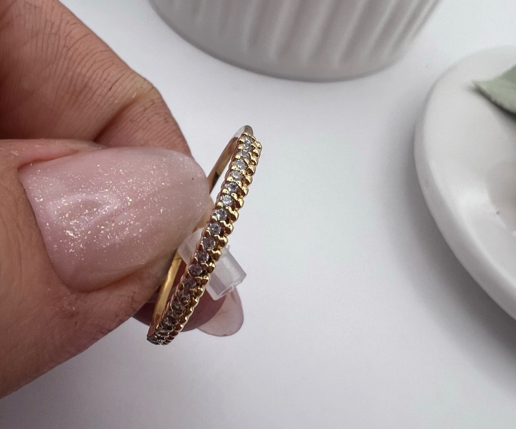 Anel aparador semi joia 18k tm18/20/23