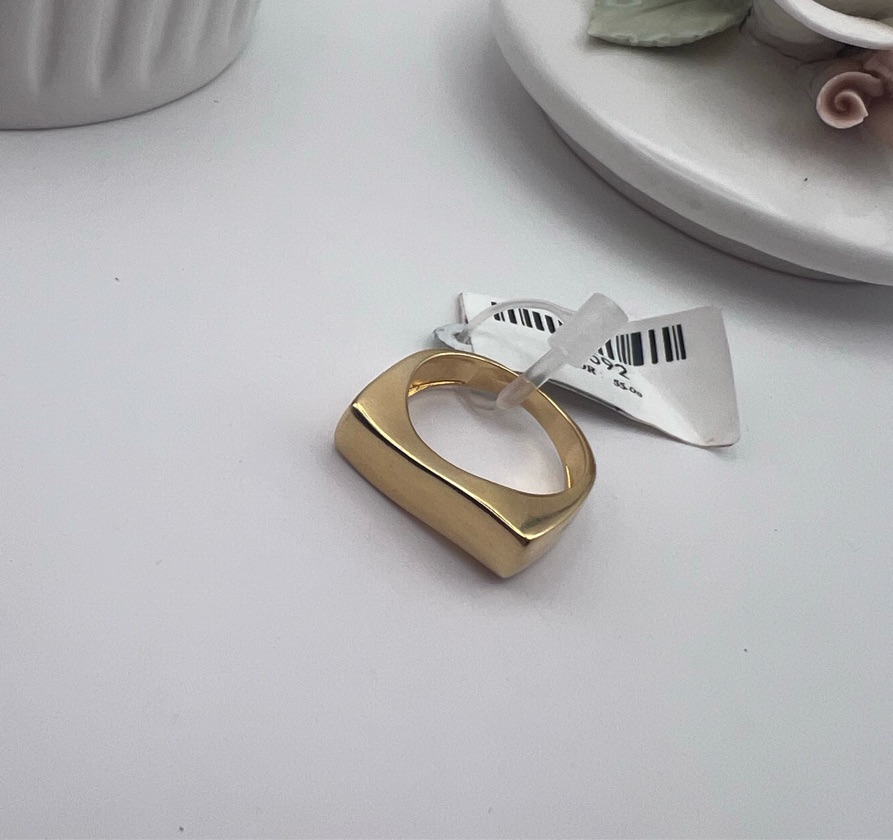 Anel minimalista Tm 18 semi joia ouro 18k