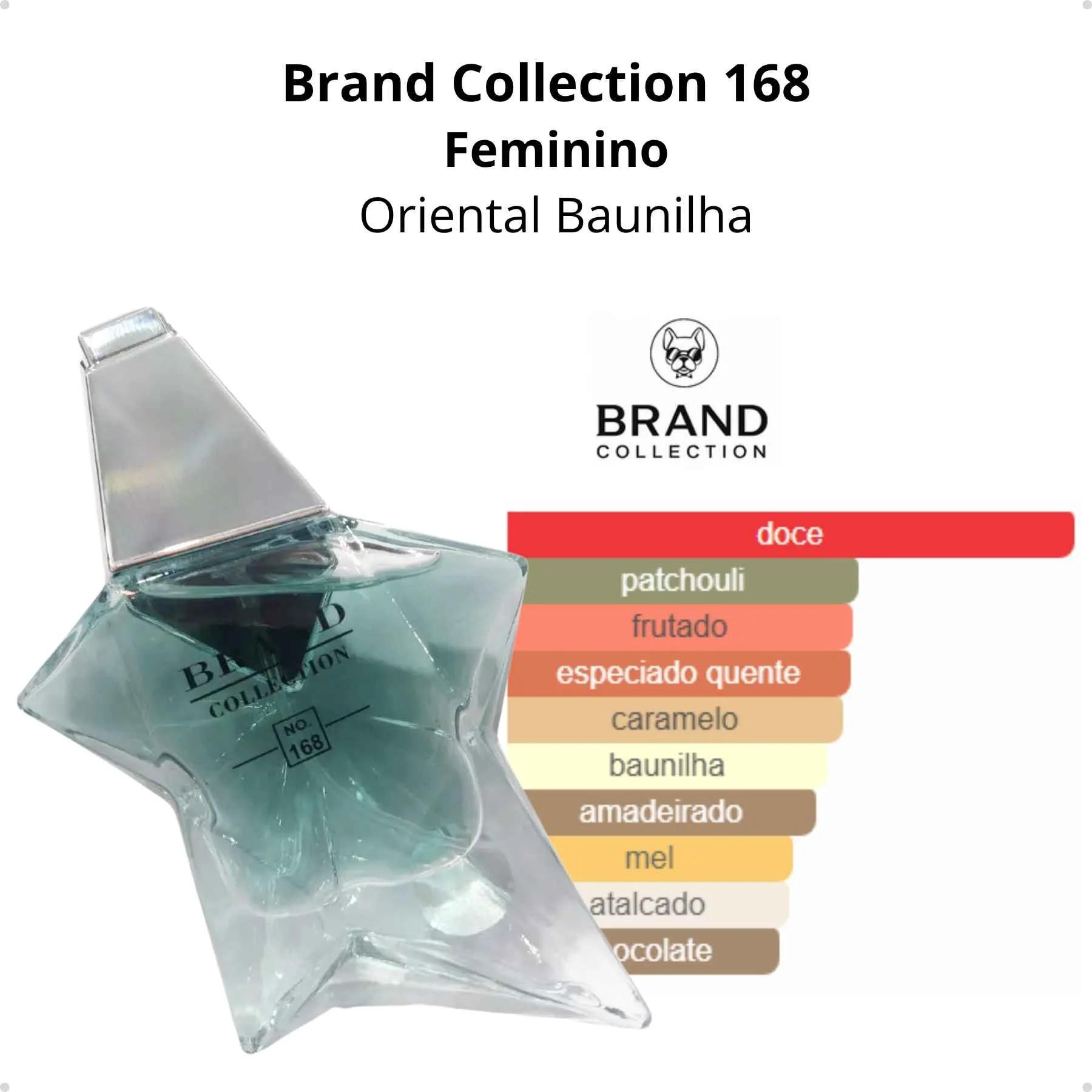 Brand Collection 168 Feminino Oriental Baunilha
