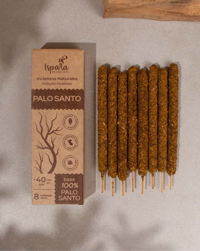 Incienso Ispalla Palo Santo 100% natural 10cm