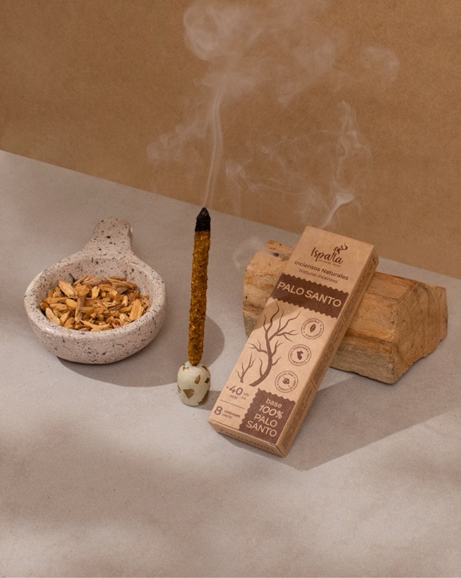 Incienso Ispalla Palo Santo 100% natural 10cm
