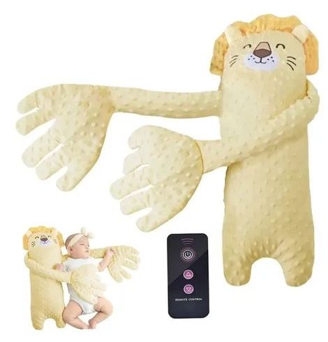 Almohada peluche arrollador con movimiento