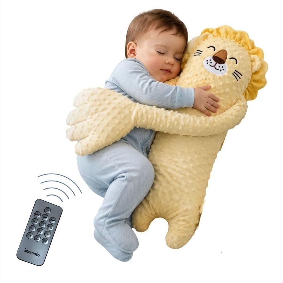 Almohada peluche arrollador con movimiento