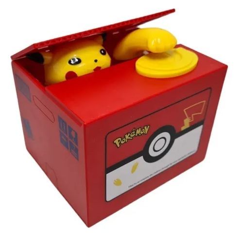Alcancia roba monedas pokemón