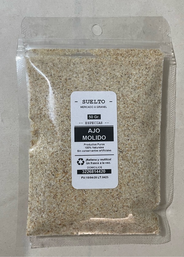 Ajo Molido - 50gr