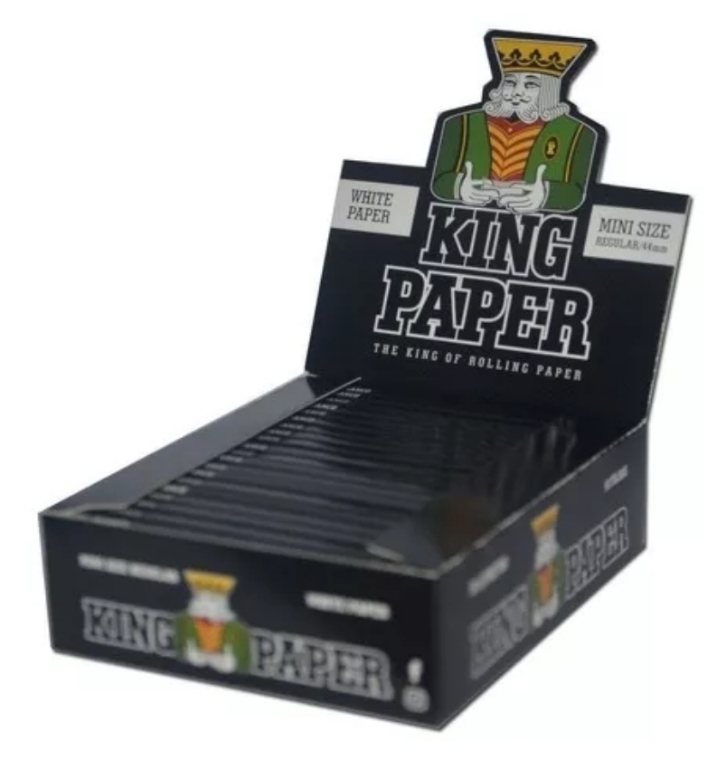 CAIXA COM 20 LIVRETOS KING PAPER WHITE KING SIZE