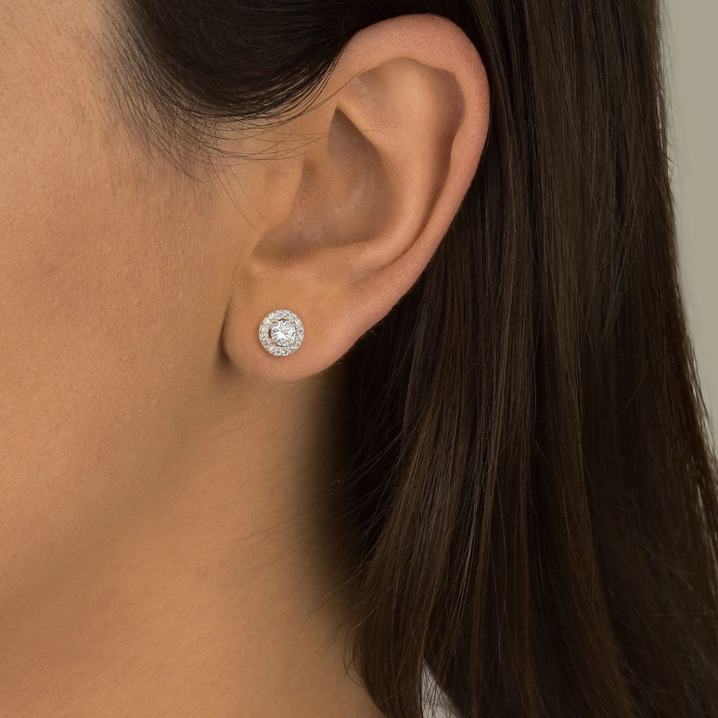 Brinco Circular Cravejado Cristal